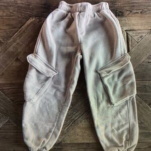Kids Casual Beige Joggers